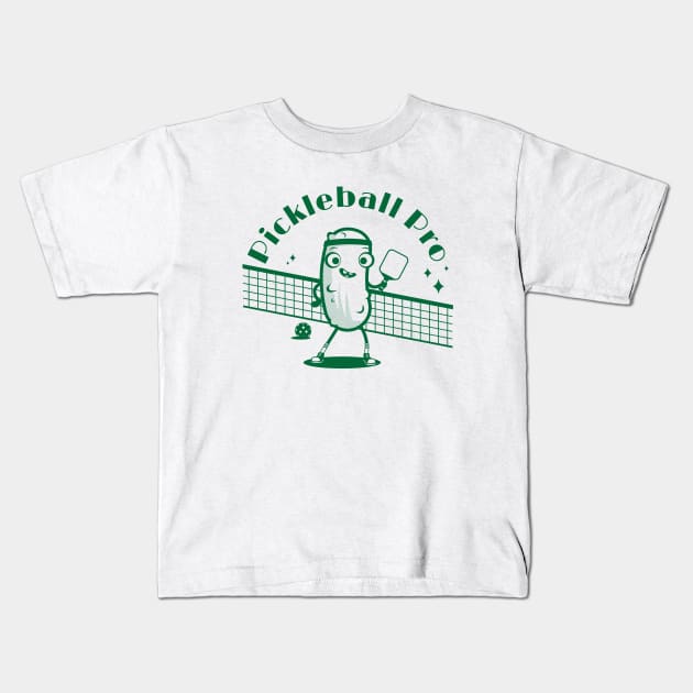 Pickleball Pro Kids T-Shirt by Thomas C Park